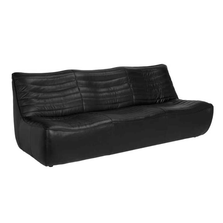 LOOMLAN - Wholesale Sofa - McClain Three Seater Leather Sofa
