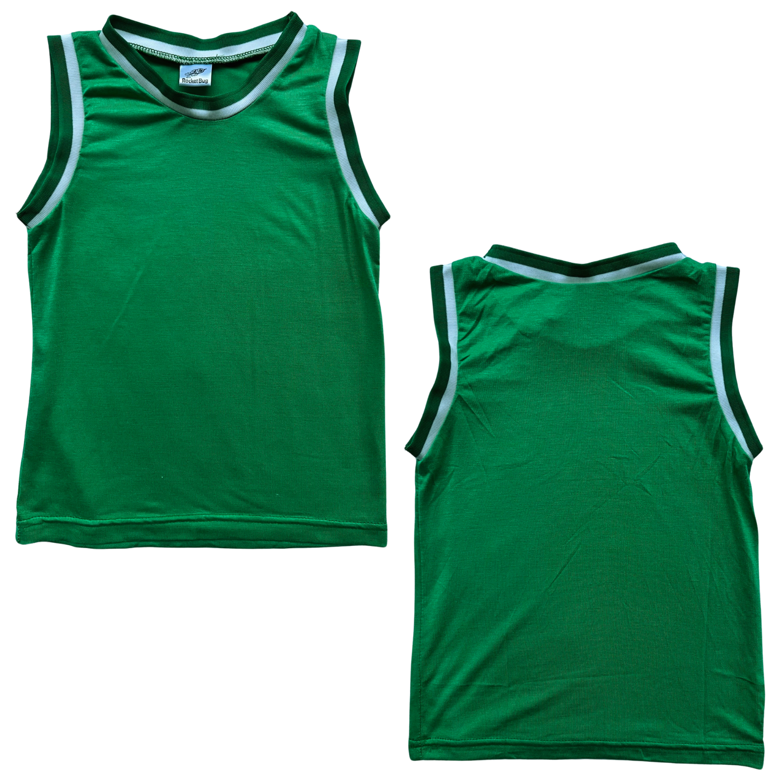 Rocket Bug - Wholesale Bodysuit (Non-Footed) - Baby - Blank Sleeveless Basketball Jersey for Baby & Toddlers15