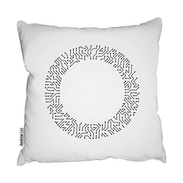 Cushions - Abstract technology (Cushion) for wholesale by Benjamin Tate Design