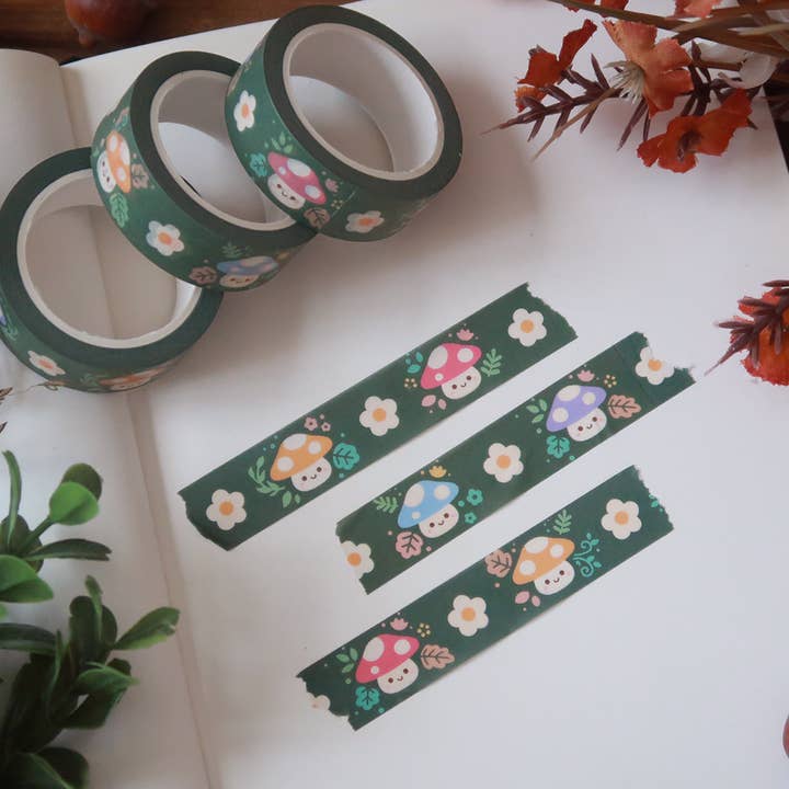 Mushroom - Washi Tape
for wholesale by Yeppenny Doodles LLC