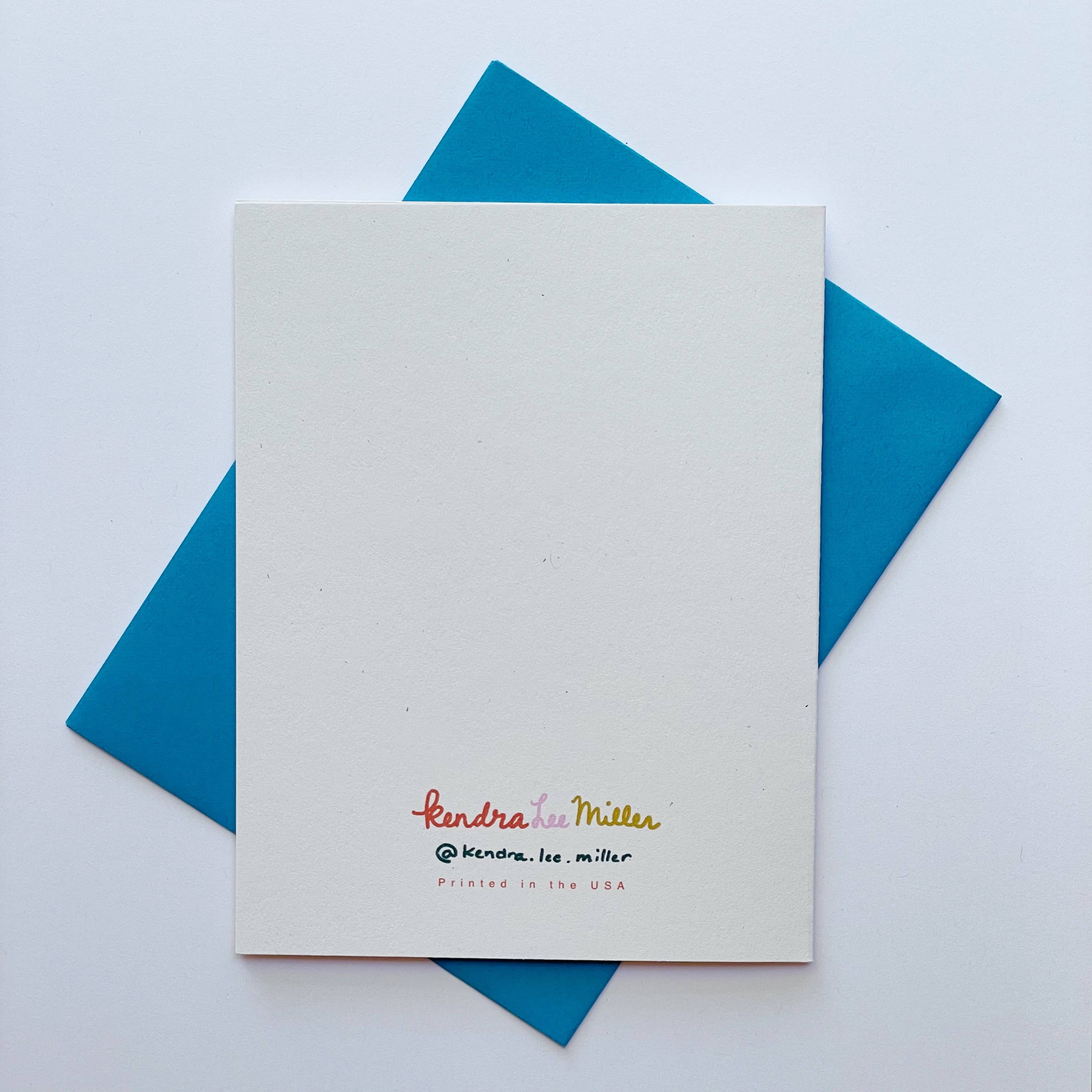 Kendra Lee Miller Art - Wholesale Birthday Card - Got You Some Trash Black Crow Birthday Card1