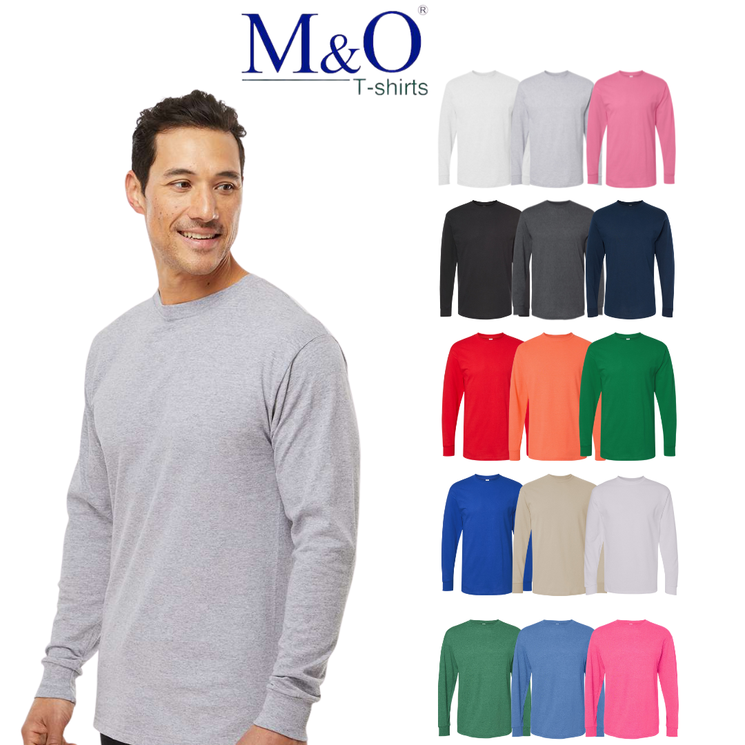 MYES BULK APPAREL - Wholesale T-Shirt - Men's - Unisex Long Sleeve Soft Touch T-Shirt | Cotton Blend17