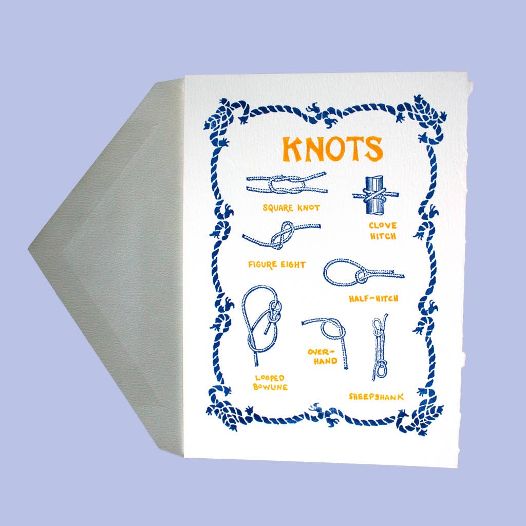 Saturn Press - Wholesale Everyday Greeting Card - Knots1