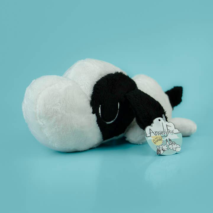 Petite peluche duveteuse pour chiot TDAH pour la vente par Anxiety Fox