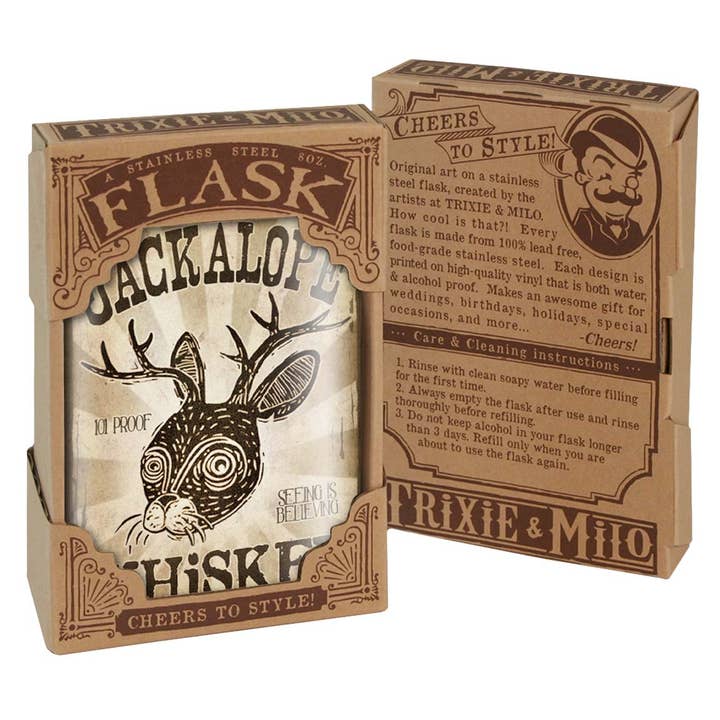 Lucky Jack - Wholesale Flask - Flask - Jackalope Whiskey1