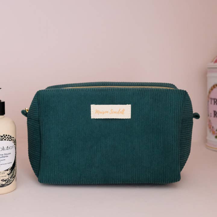 Maison Scarlett - Wholesale Toiletry Bag - Women's - Charlotte corduroy toiletry bag8