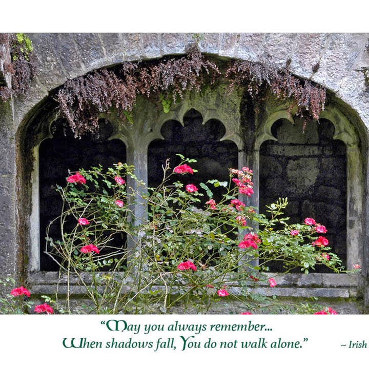 Thinking of You Irish Abbey Greeting Card for wholesale by MUNDO IMAGES