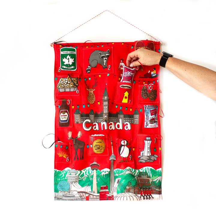 Calendário do Advento, 12 dias de enfeites, Canadá por atacado de Creationzbycatherine Catherine