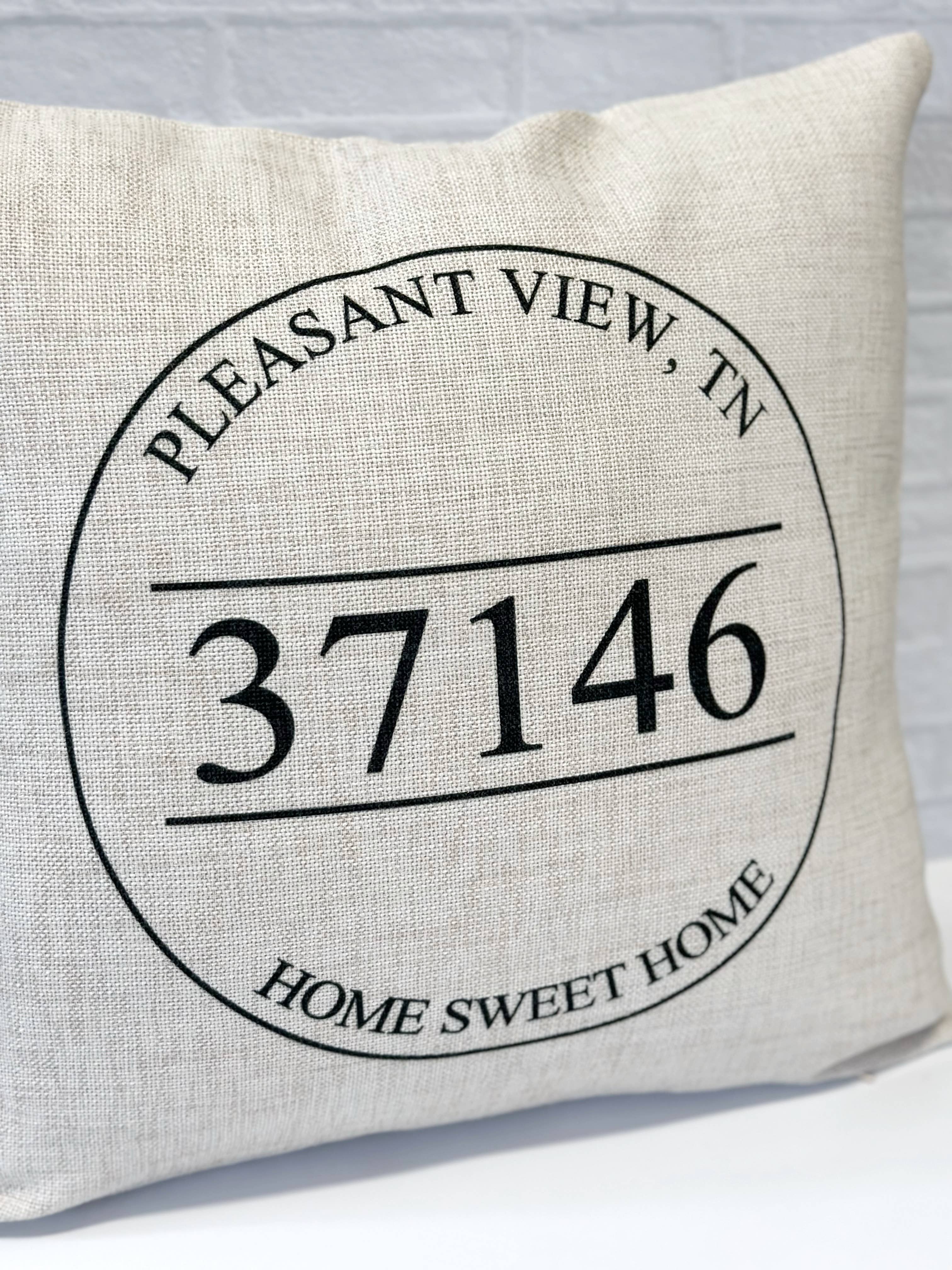 LuckTen - Wholesale Throw/Decorative Pillow - There's No Place Like Home Throw Pillow - Any City and State6