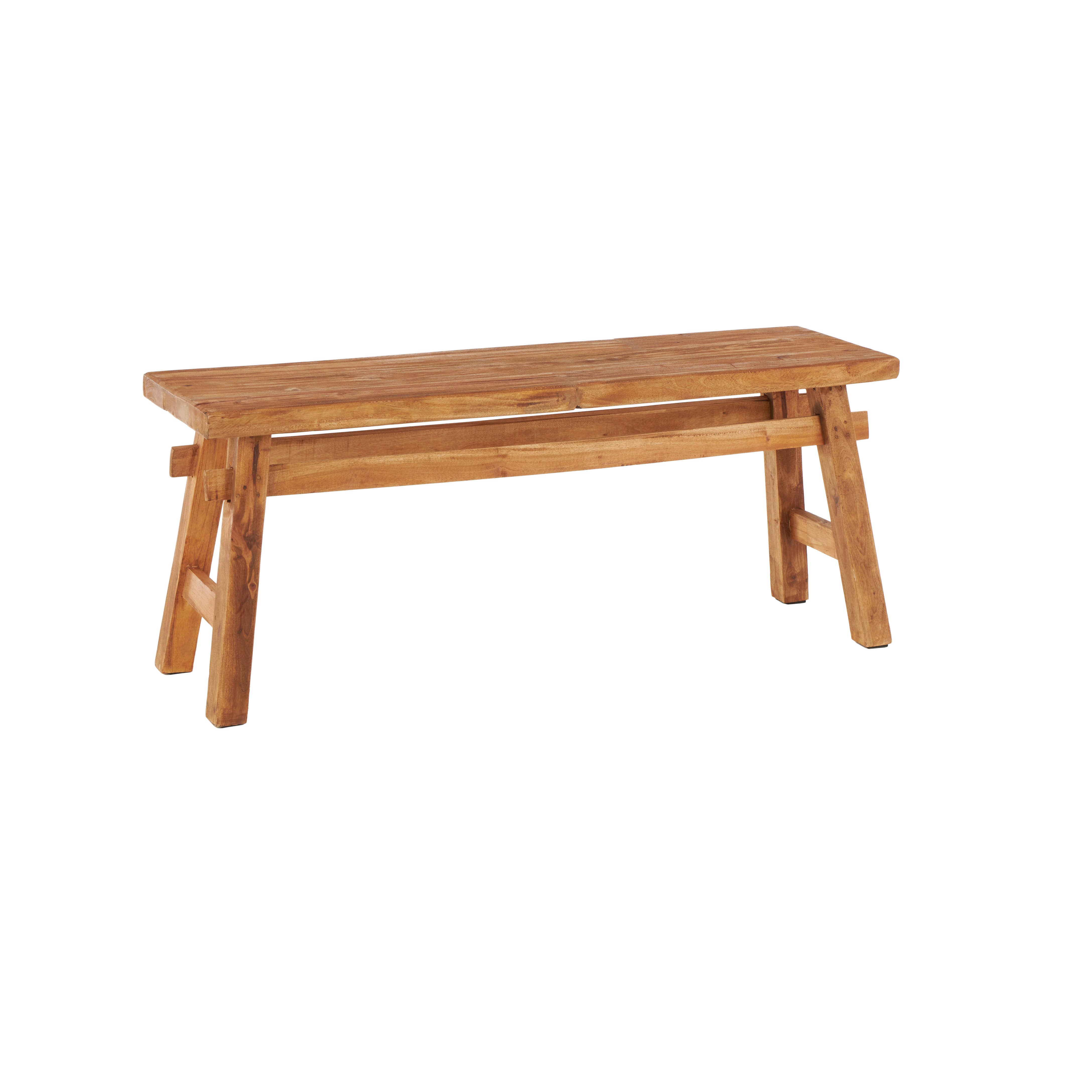 Deco Marché - Wholesale Bench - Rustic Brown Reclaimed Wood Bench3