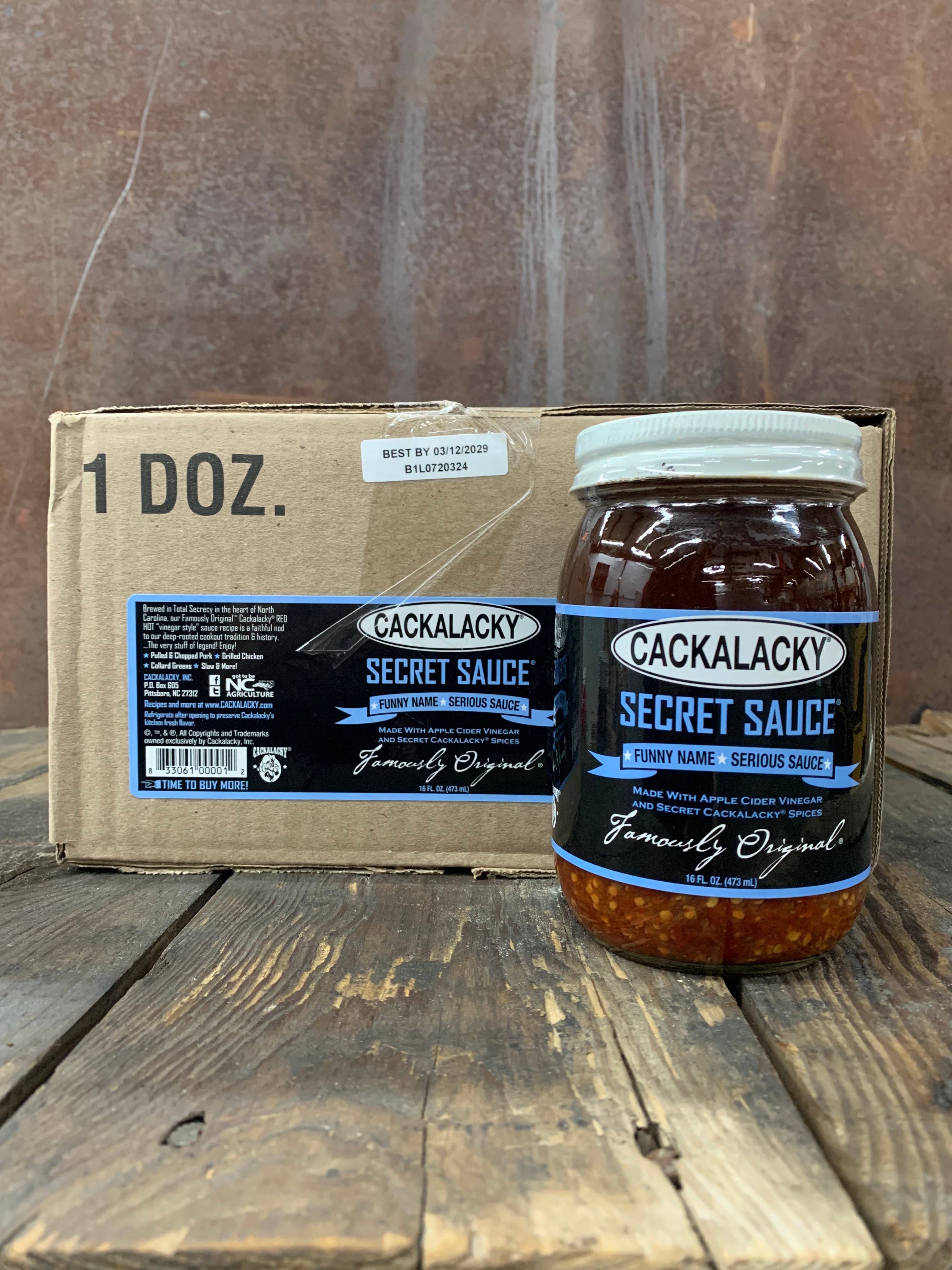 Cackalacky® - Wholesale Hot Sauce - Cackalacky® Secret Sauce® (16 oz.)