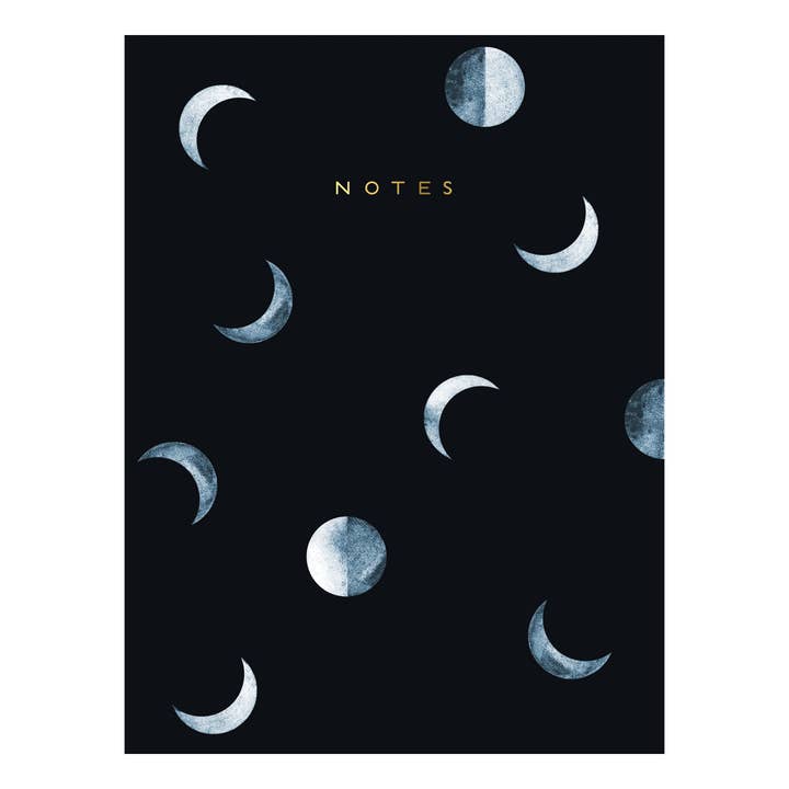 Moon 6" x 8" Notebook | Pads, Planners & Journals for wholesale by Abigail Jayne Design