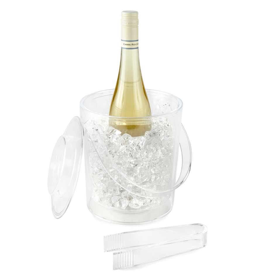 Huang Acrylic - Vente Seaux à glace - 3 pintes. Seau à glace avec pinces1