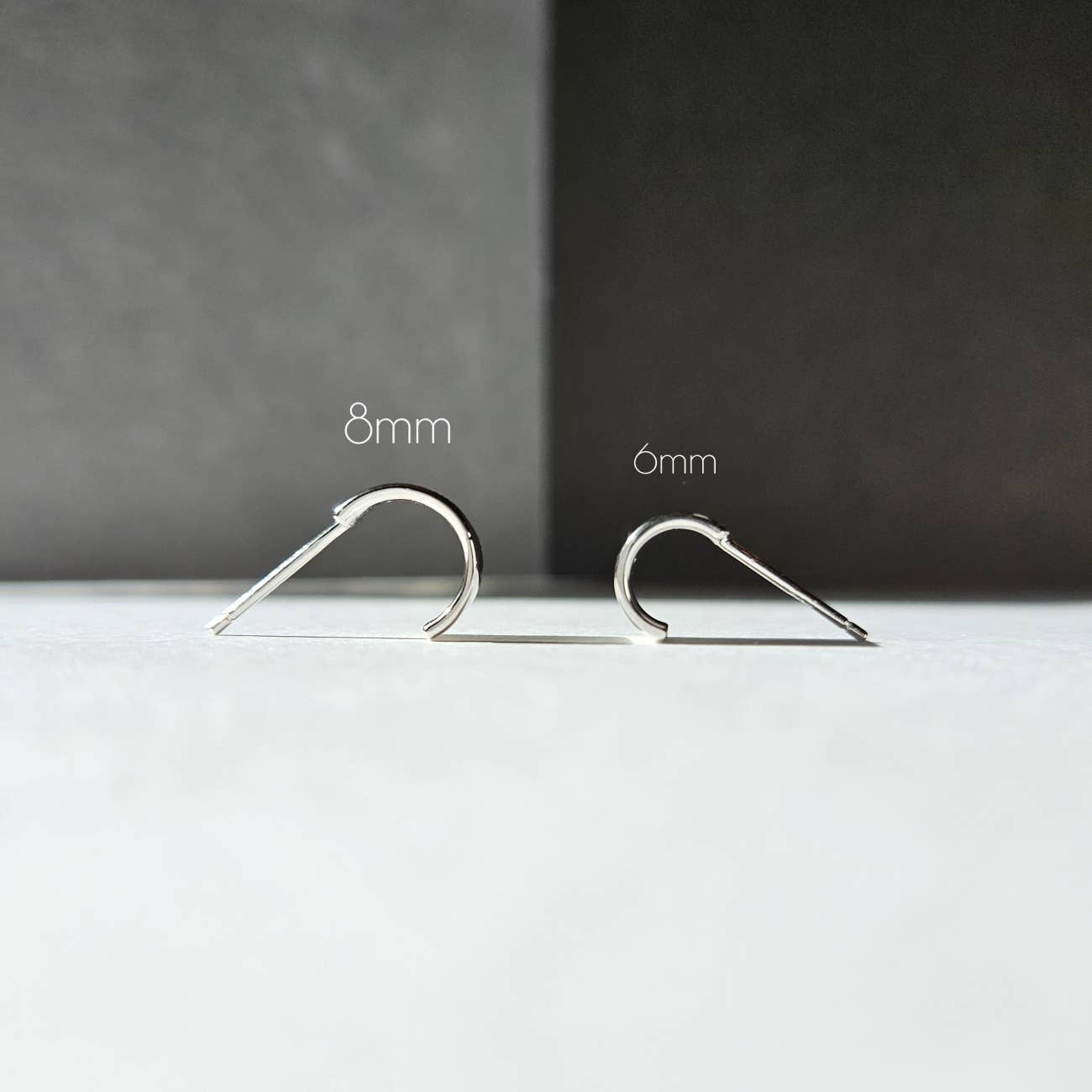 HolyBang Jewels - Wholesale Huggie Earrings - THICK OPEN HUGGIE EARRINGS - E-HT1406 / E-HT14054