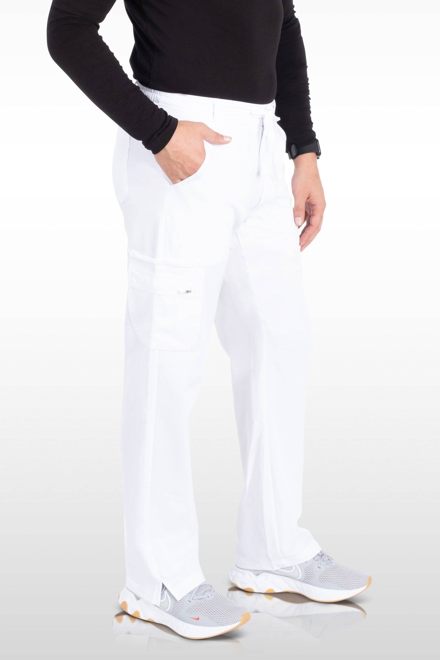 Aura Naturale – Engroshandel Sygeplejeruniform – til mænd – Java Herre French-Fly Scrubs Bukser med 9 lommer (96001)18