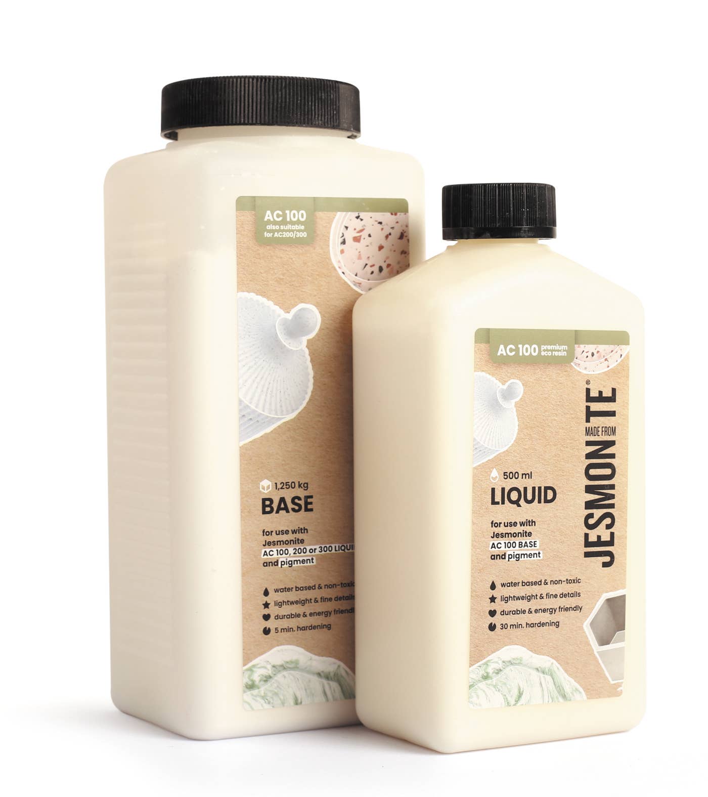 Graine Créative - Wholesale Craft Supplies - JESMONITE AC100 SET 500ML LIQUID & 1250GR BASE BOX1