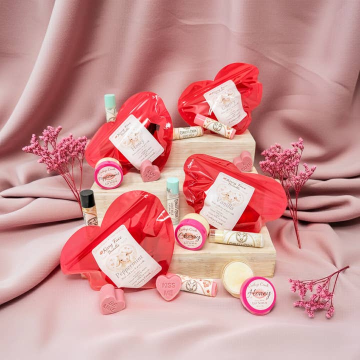 🐐💋 Kissy Face Valentine’s Bundle | Goat Milk Gift Set | Limited Release | Curley’s Creek for wholesale by Curley's Creek