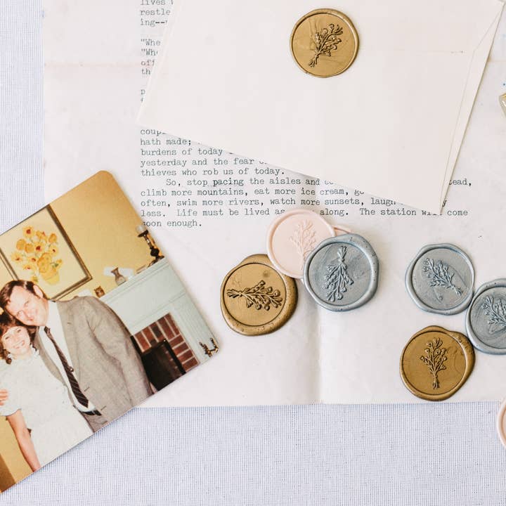 Floral Bouquet Wax Seal Stamp Kit for wholesale by Modern Legacy Paper Company