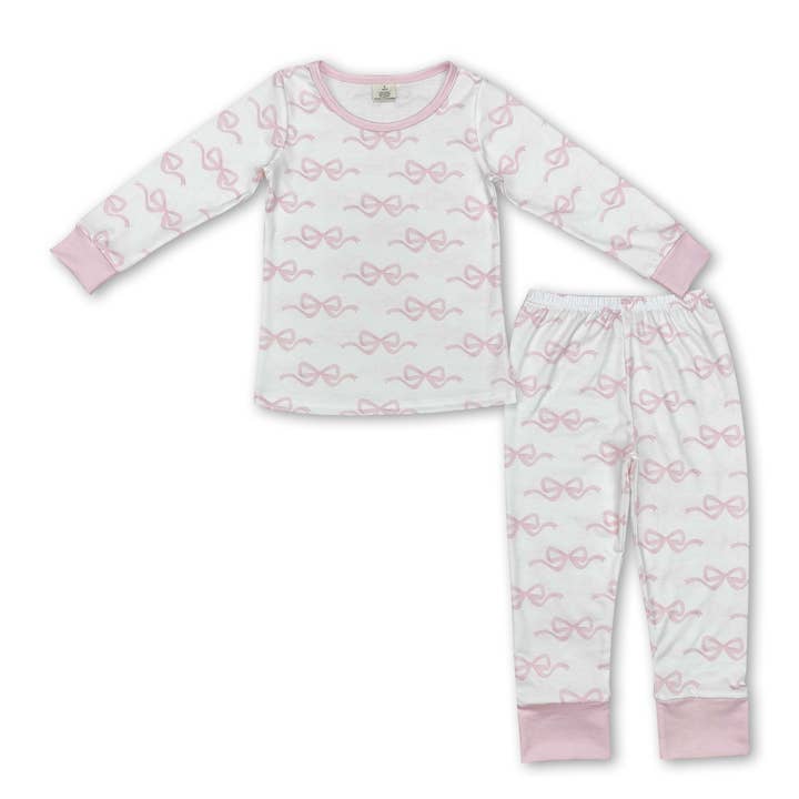 Yawoo Garments - Wholesale Hoodie – Child - White pink bow ruffle pocket zipper baby girls hooded jacket2