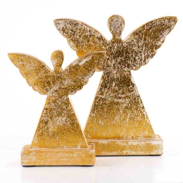 The Royal Standard – wholesale Dekorativt bordsobjekt – Malach Angel Vit/Guld 7x8x2