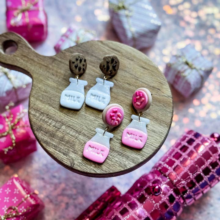 Boucles d'oreilles Lait & Cookie | Légères | Fêtes et autres tendances Résultats pour chocolat esprit fête en vente B2B. Retours gratuits et paiement à 60 jours sur Faire sur Faire.
