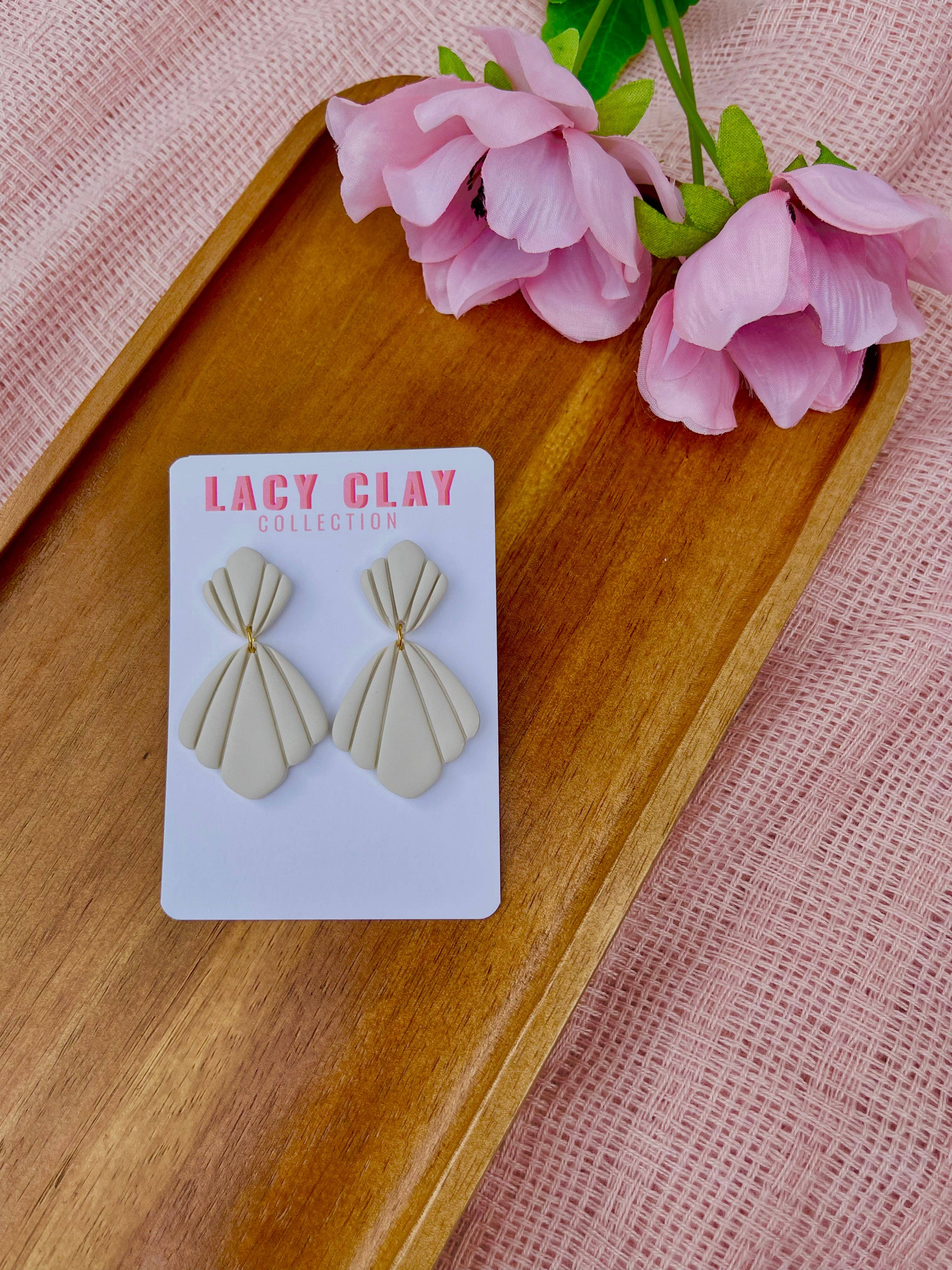 Lacy Clay Collection - Wholesale Dangle Earrings - The Saylor