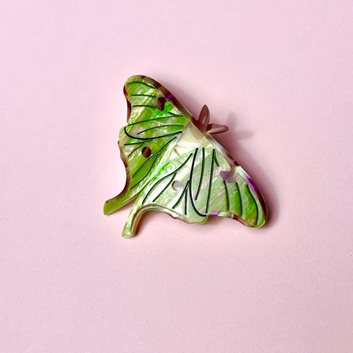 Luna Moth French Hair Clip and other Purchase Wholesale luna moth. Free Returns & Net 60 Terms on Faire trending on Faire.