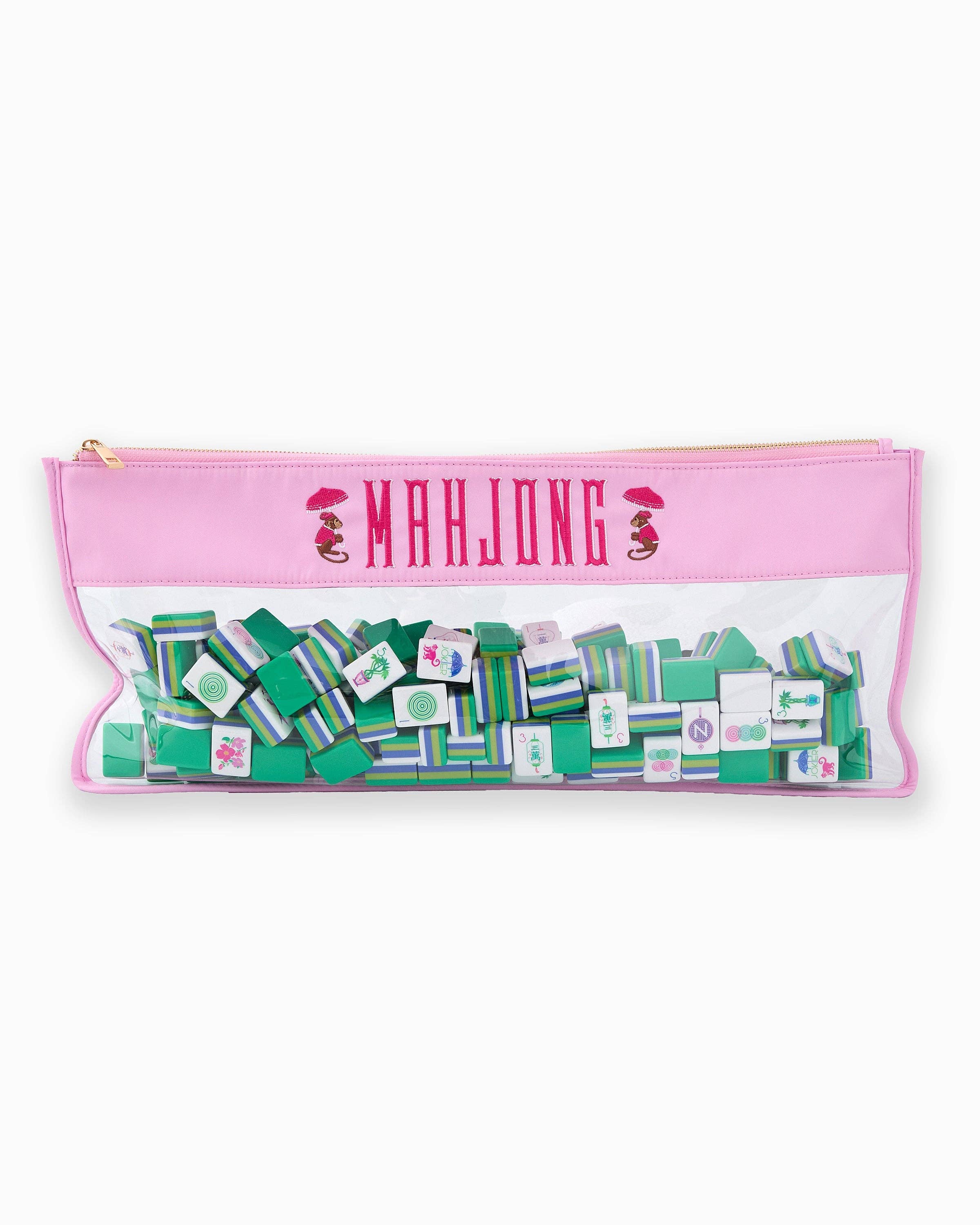 Oh My Mahjong - Wholesale Storage Bag - Cotton Candy Monkey Mahjong Bag2