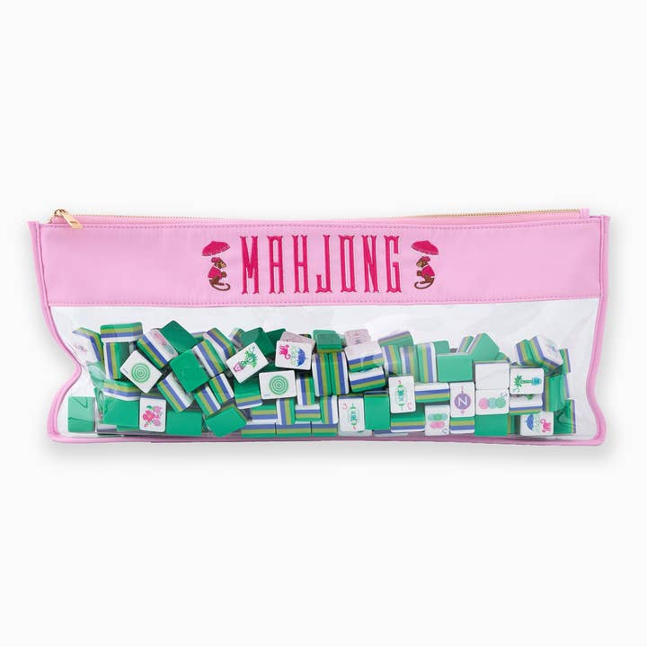 Oh My Mahjong - Wholesale Storage Bag - Cotton Candy Monkey Mahjong Bag2