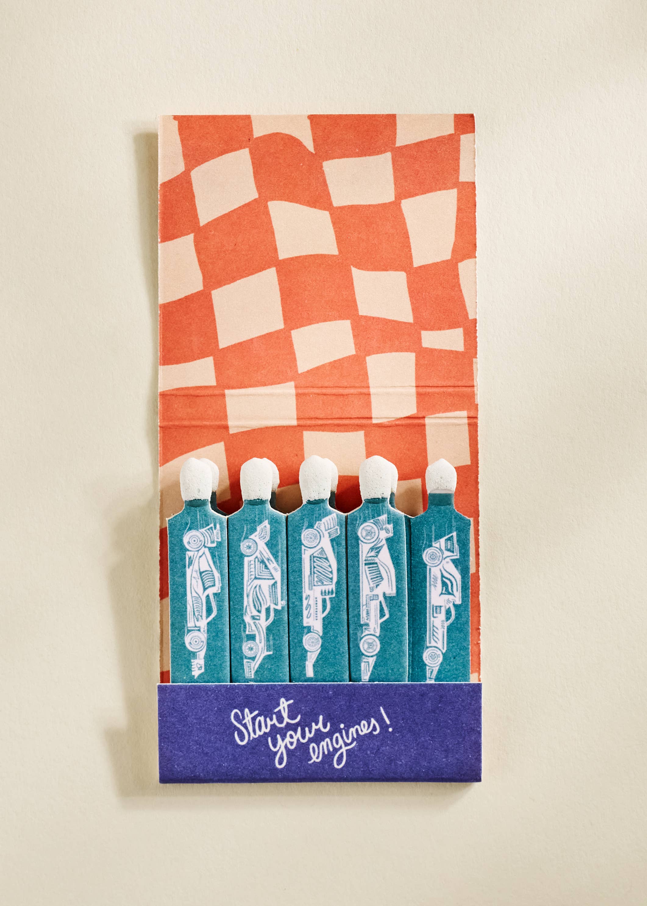 One & Only Paper - Wholesale Matches - Race Car Printed Matchbook1