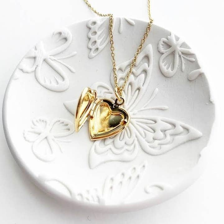 Merelani Designs - Wholesale Locket Necklace - Gold Heart Locket Necklace Worn on Netflix's Firefly Lane2
