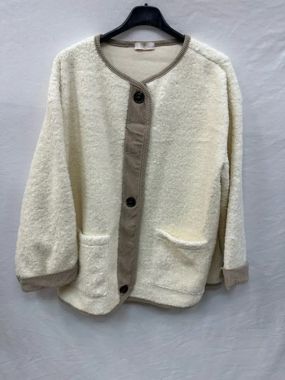 Mimi & Gogo - Venta al por mayor Chaqueta - Mujer - Chaqueta de Piel con Botones @71359_VeBoutMoumoute0