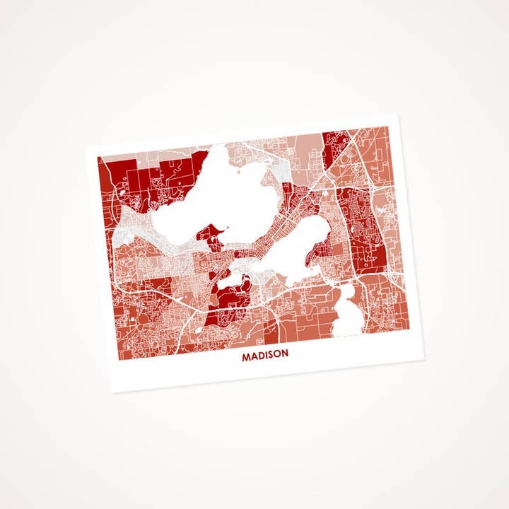 Juanitas Madison kaart Afdrukken voor wholesale door Juanita's Adventures