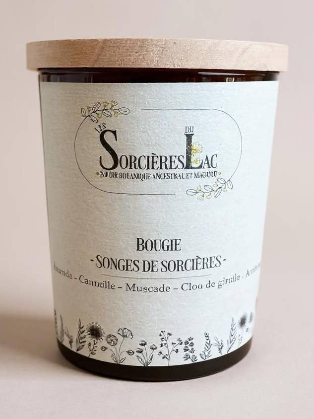 Bougie Songes de sorcières pour la vente par Les sorcières du lac