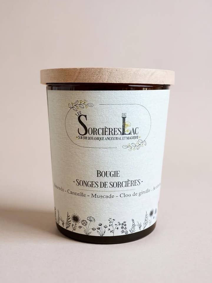 Bougie Songes de sorcières pour la vente par Les sorcières du lac