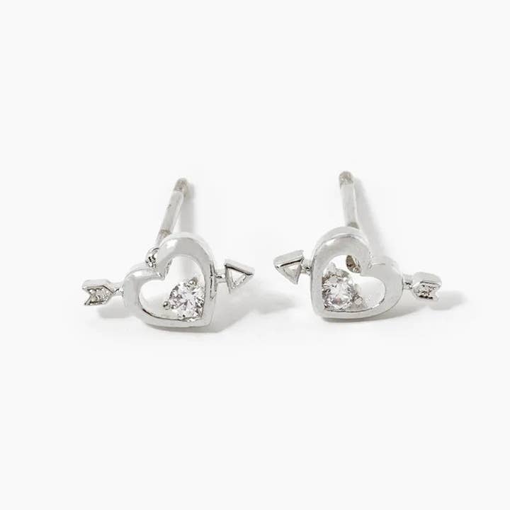 White Gold Dipped CZ Cupids Heart Stud Earrings and other Purchase Wholesale cupido bomboniere. Free Returns & Net 60 Terms on Faire trending on Faire.