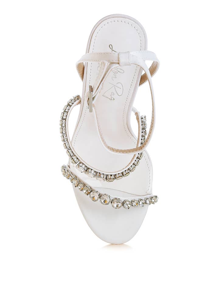 Rag Company - Wholesale High heels – Women’s - Aragon Diamante Embellished Fantasy Heel Sandals3