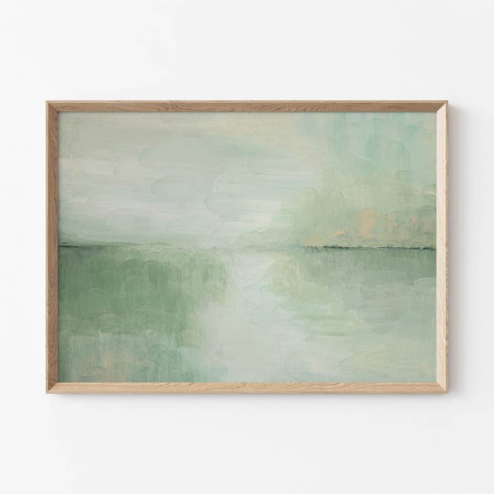AMY WARR ART - Wholesale Art Print - Art Print - Abstract Coastal Landscape - 'Day Dreaming'