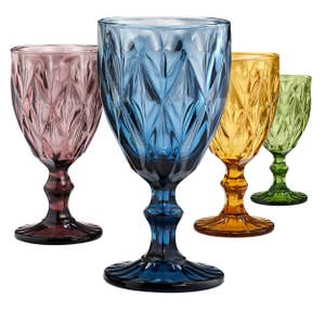 Colored online water goblets
