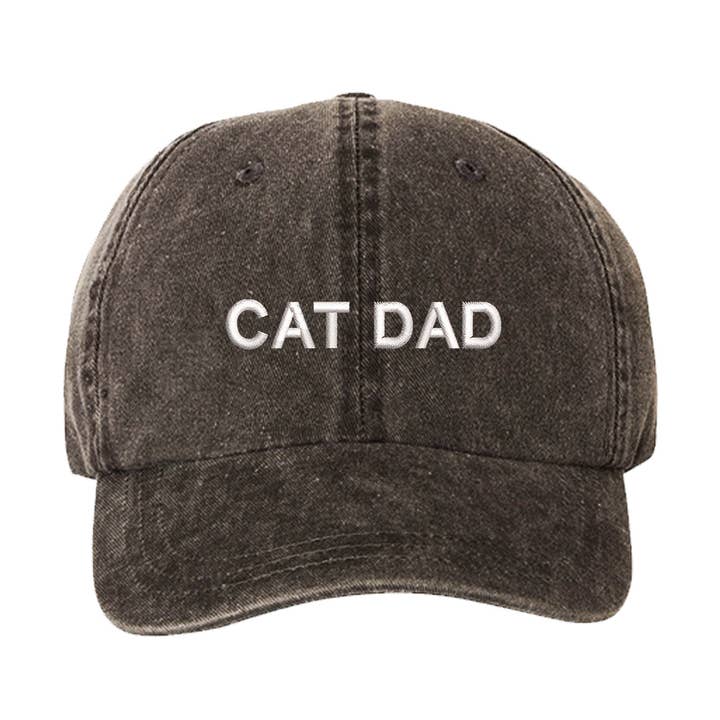 Cat Dad Washed Unisex Baseball Hat and other Purchase Wholesale cat dad hat. Free Returns & Net 60 Terms on Faire trending on Faire.