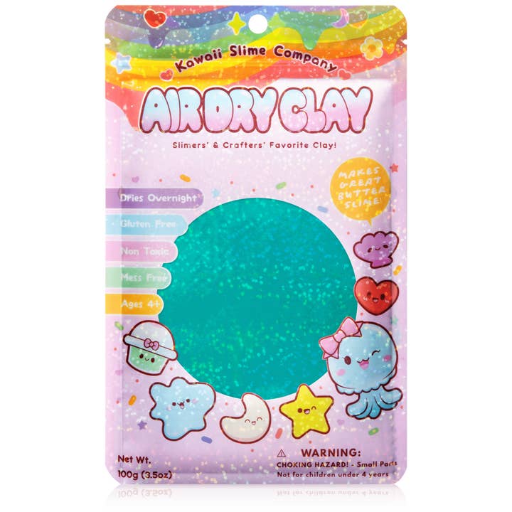 Kawaii Slime Company - Wholesale Craft Supplies - Air Dry Clay 18 Colors (12pcs/case)