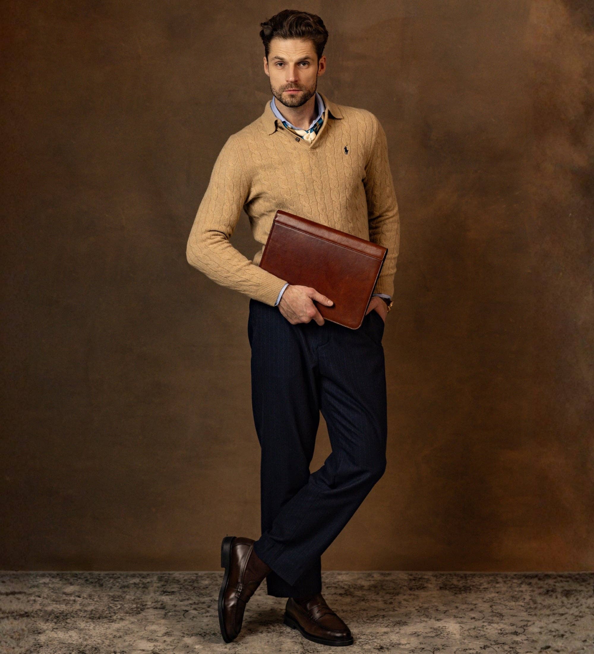 Time Resistance – wholesale Mappar – Lädermapp för A4-dokument - Candide1