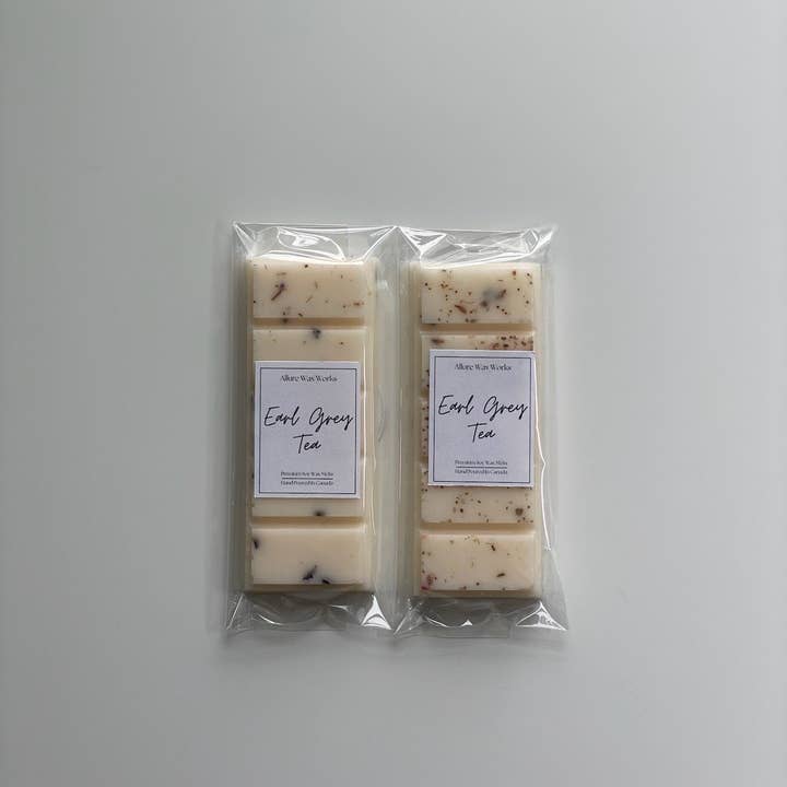 Allure Wax Works – wholesale Wax melt – Earl Grey Tea Snap Bar Wax Melt