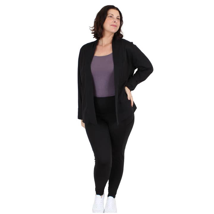 Flow Cardigan | Black for wholesale by Undersummers by CarrieRae