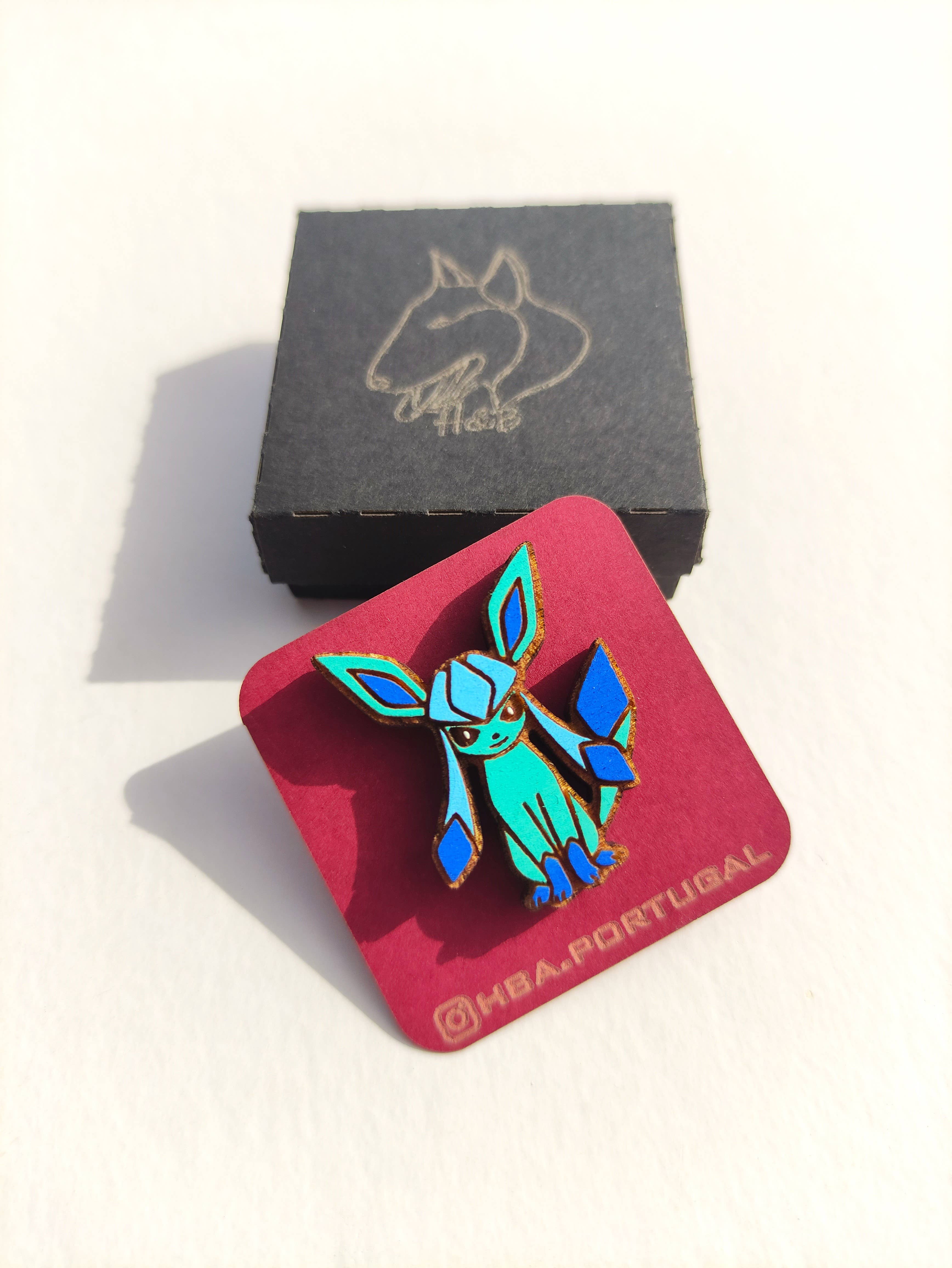 Herbs&Belles - Wholesale Lapel Pin/Button - Wooden Pokémon Pins, Eevee Evolutions, Geek Gift Anime Nerd9