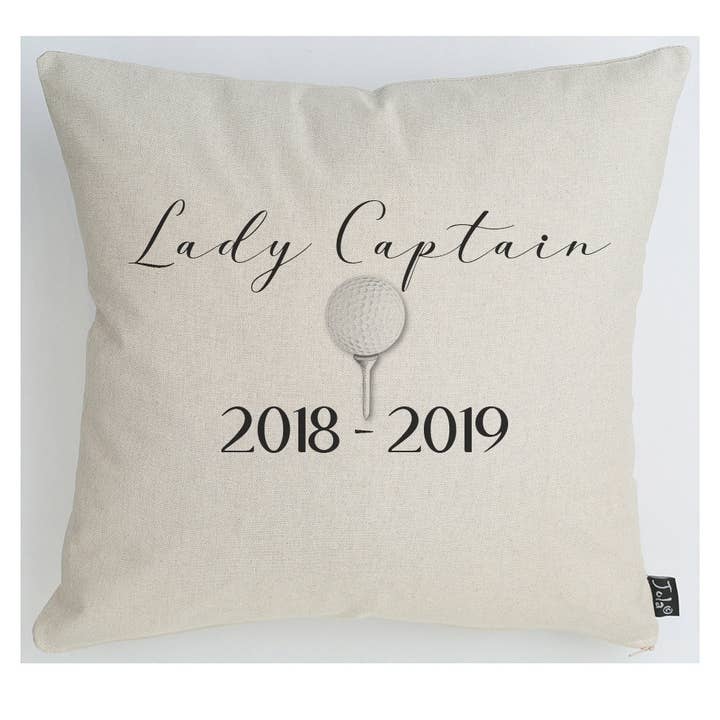 Lady Captain Golf Cushion for wholesale by Jola Designs
