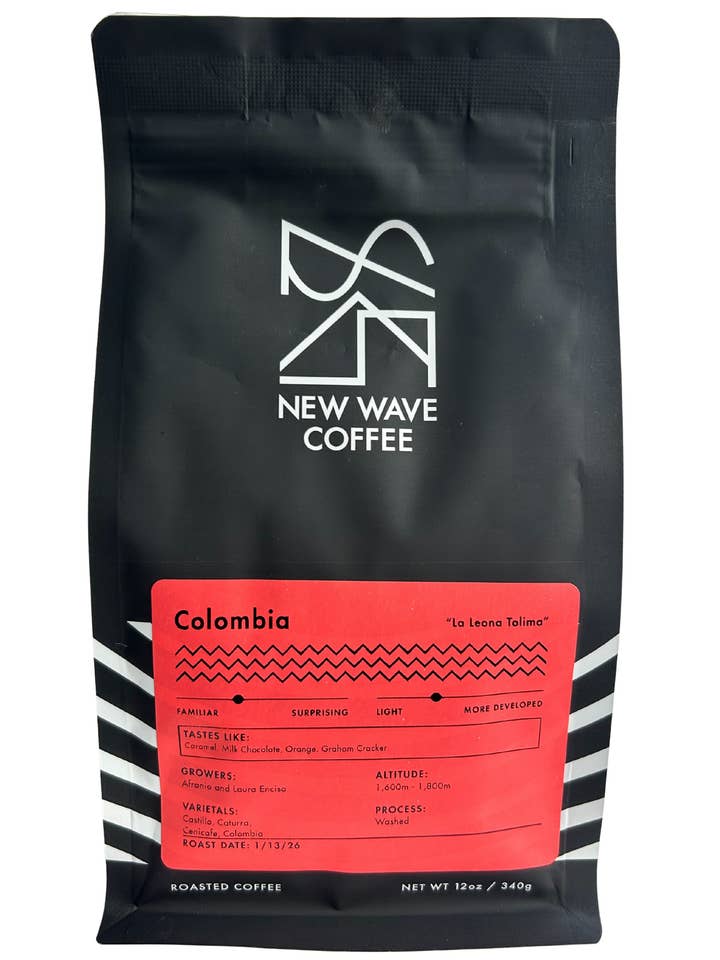 Colombia La Leona Tolima Washed for wholesale by New Wave Coffee Roasters