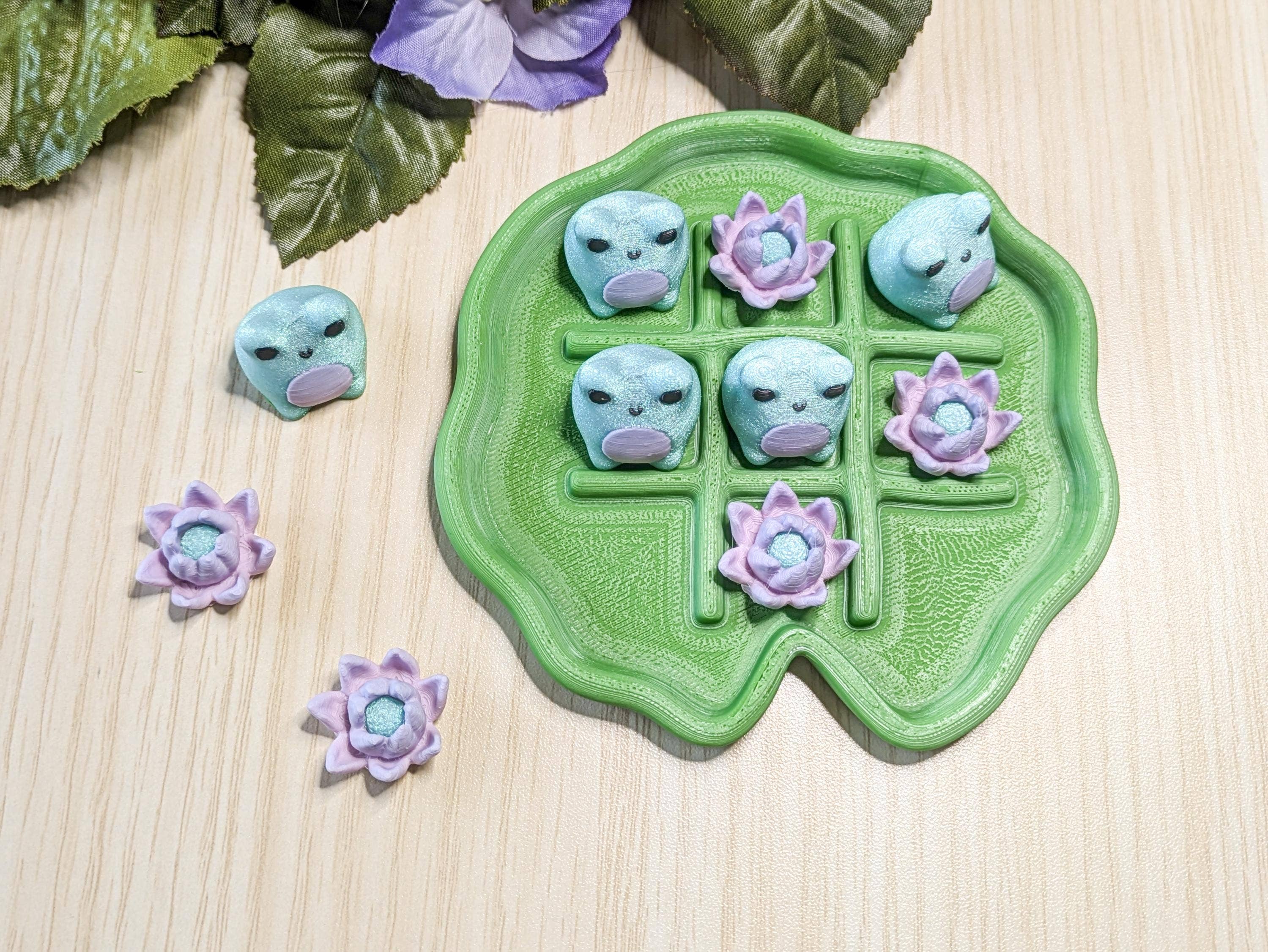 Witchbriar Cottage - Wholesale Board Game - Tic Tac Toad - 3D Printed Cute Tic Tac Toe Board4