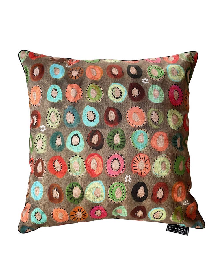 cushion Beads red 45x45cm (17,7x17,7 inch) for wholesale by BY.NOON