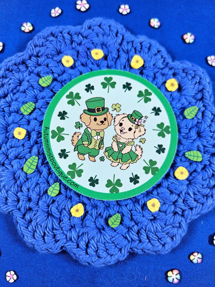 Let Your Irish Shine Vinyl Sticker for wholesale by Autumnmist Boutique